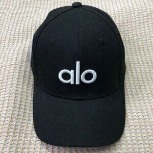 🌟NWT ALO Yoga Limited Edition Dad Cap | Black/White Streetwear Baseball Hat🌟